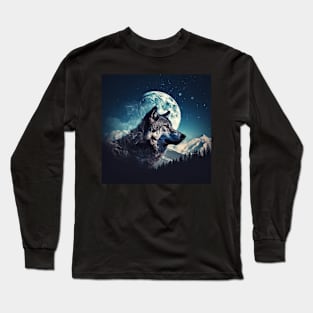 Wolf - Night Patrol Long Sleeve T-Shirt